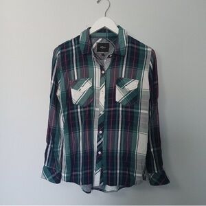 RAILS Multicolor Plaid Button Down Shirt